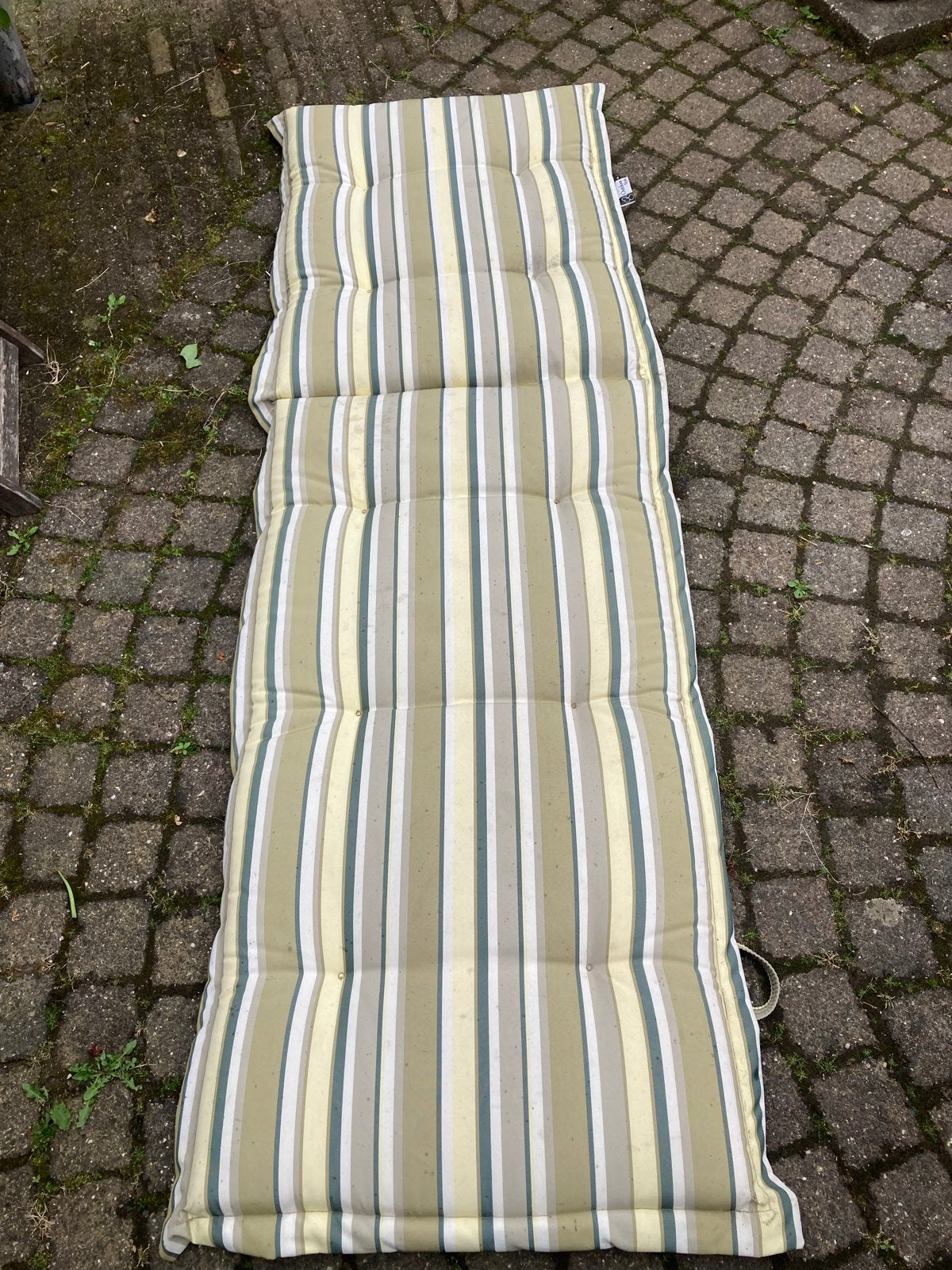 Outdoor Style Ligbedkussen gestreept, Tuin en Terras, Ligbedden, Ophalen, Gebruikt, Overige materialen