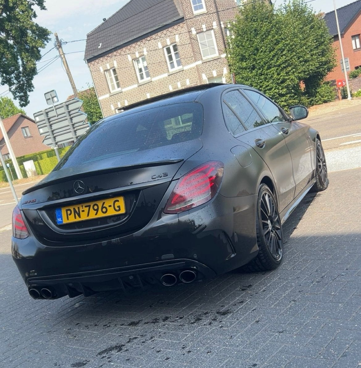 Mercedes C43 AMG|V6|4Matic| 2016| Zwart|Pano|BOM VOL|367PK|, Auto's, 13 km/l, 1800 kg, 367 pk, Bedrijf
