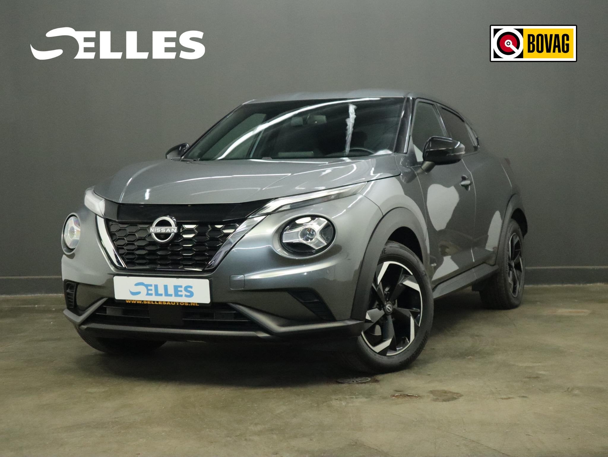 Nissan Juke 1.6 Hybrid Business Premium | Airco | Climate Co, Auto's, 1300 kg, Gebruikt, Leder en Stof, Bedrijf