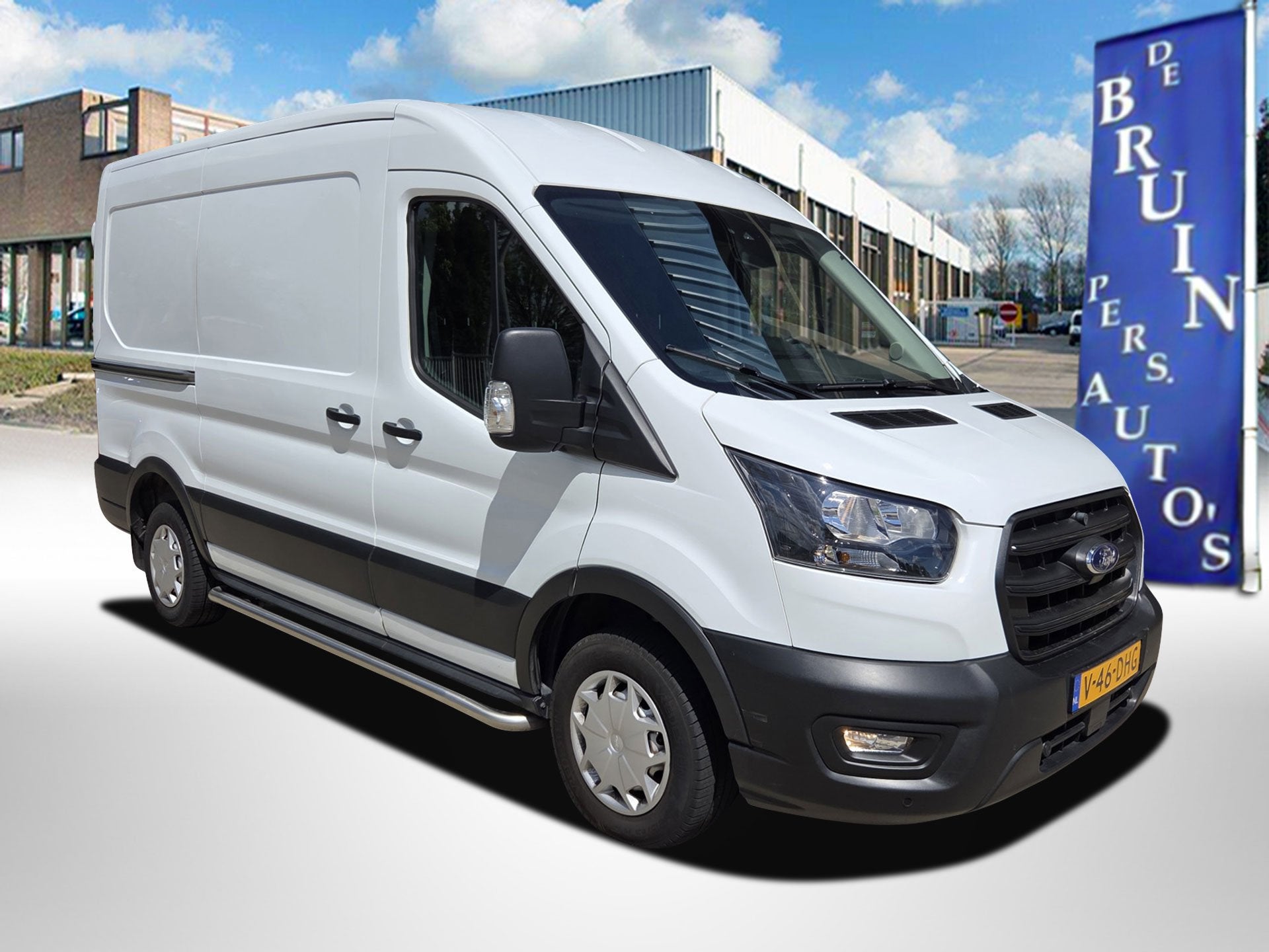 Ford Transit 2.0 TDCI L2H2 Trend Airco Cruisecontrol Trekhaa, Voorwielaandrijving, Stof, 4 cilinders, 2450 kg