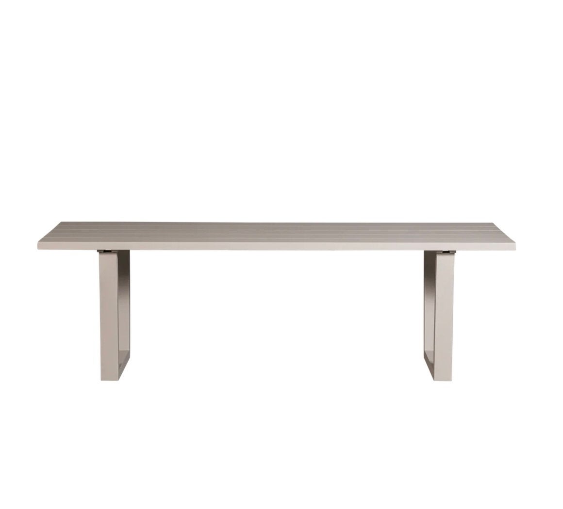 Moderne aluminium tuintafel – 240 cm, Ophalen, 200 cm of meer, 50 tot 100 cm, Zo goed als nieuw