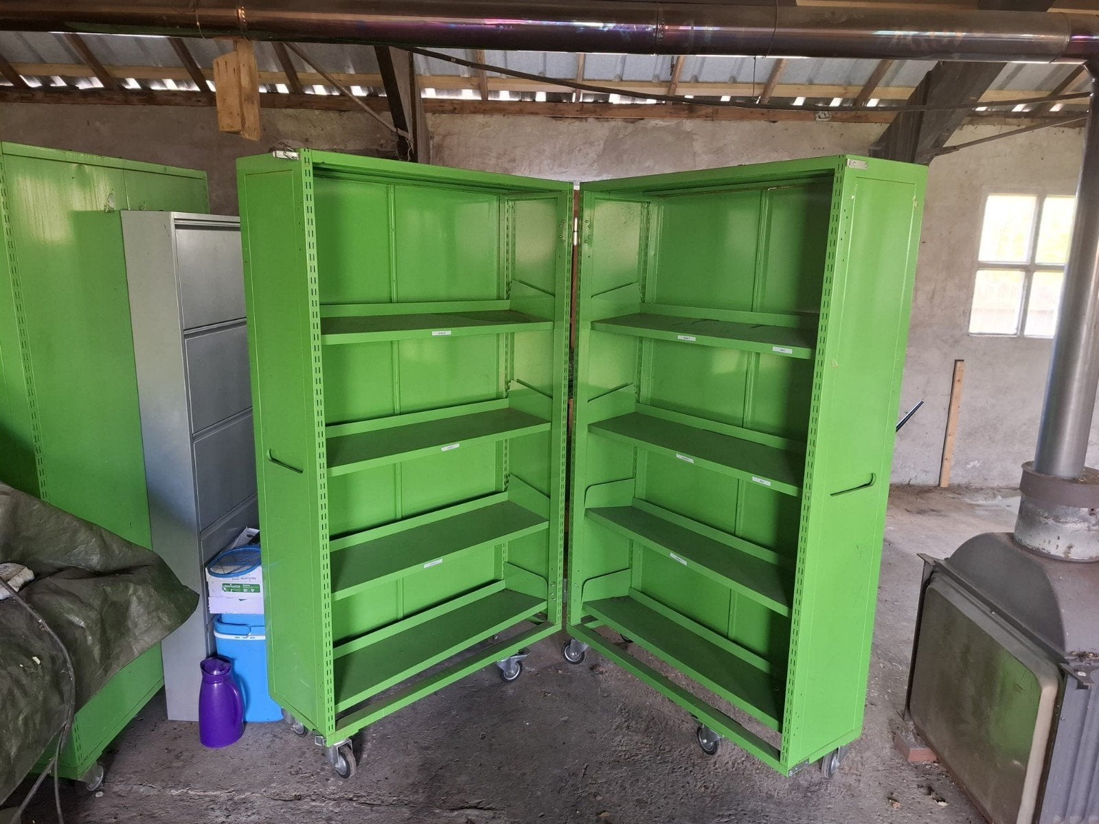 Mooie metalen kasten - 2 stuks, Ophalen of Verzenden, Gebruikt