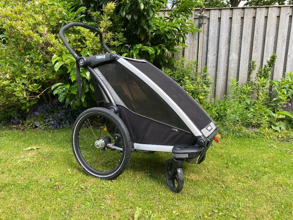 Thule chariot fietskar, Opvouwbaar, 20 tot 40 kg, Ophalen of Verzenden, Zo goed als nieuw