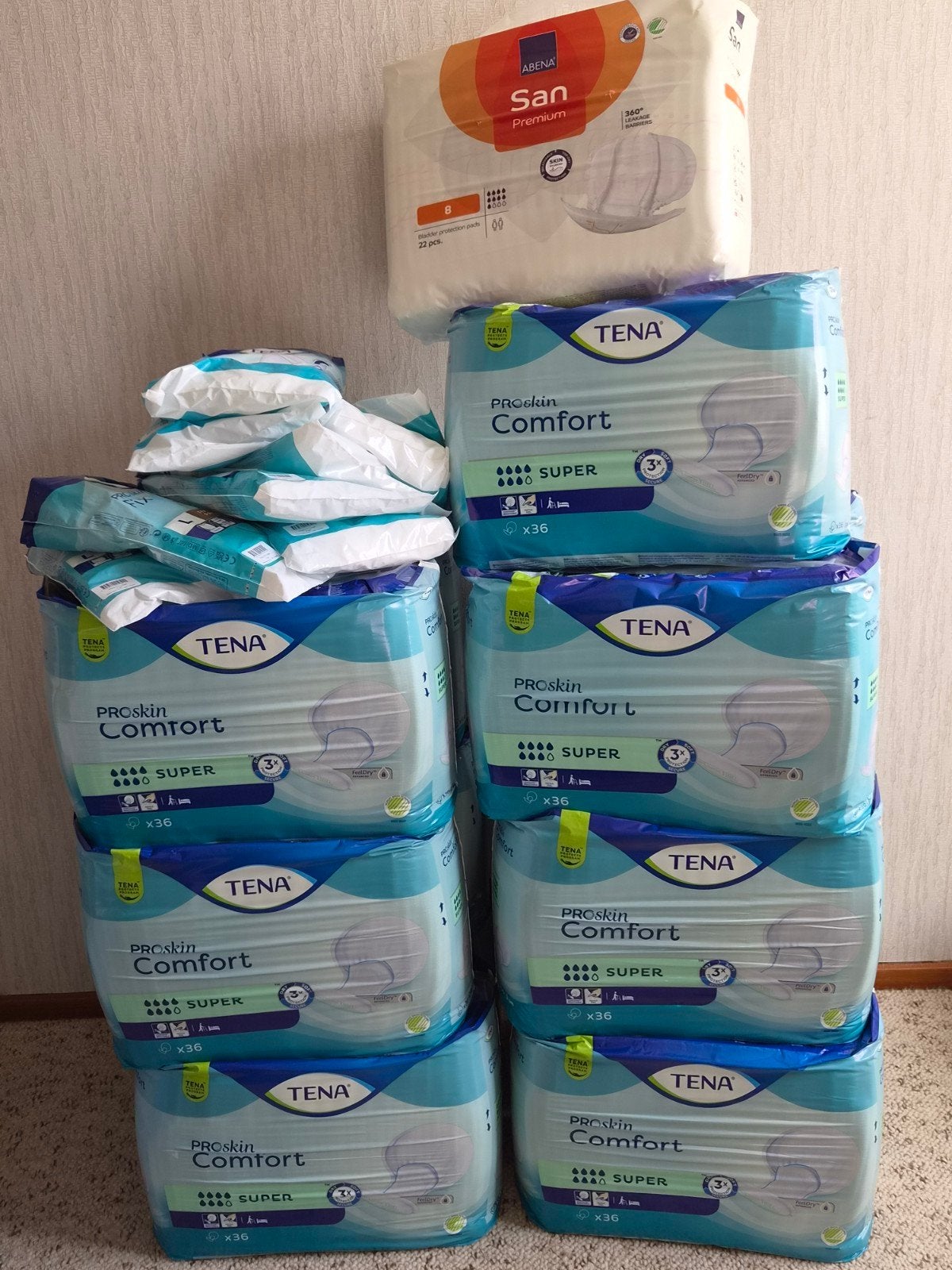 Partij Incontinentiemateriaal ( Tena & Abena)- Nieuw!, Diversen, Verpleegmiddelen, Ophalen of Verzenden, Nieuw