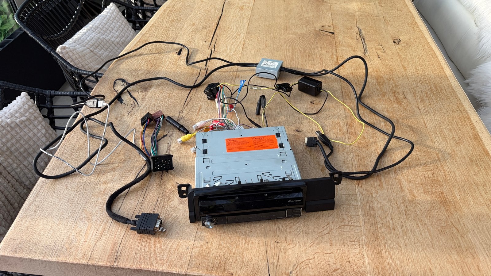 Pioneer AVH-X7500BT autoradio met uitklapscherm, Ophalen of Verzenden, Gebruikt