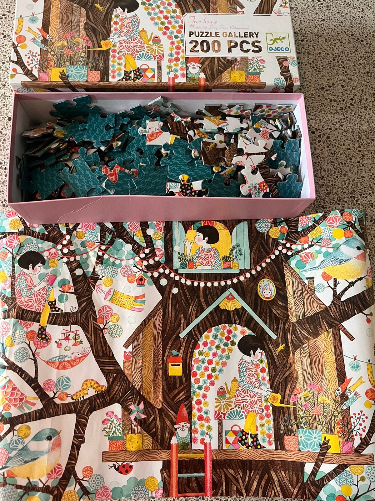 Prachtige kinderpuzzel Djeco 200 stuks, Kinderen en Baby's, Speelgoed | Kinderpuzzels, Ophalen of Verzenden, Meer dan 50 stukjes