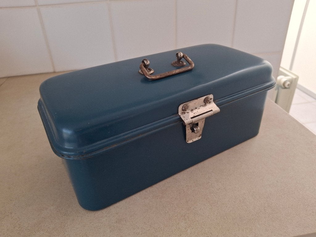 Metalen trommeltje, Ophalen of Verzenden, Gebruikt, Overige