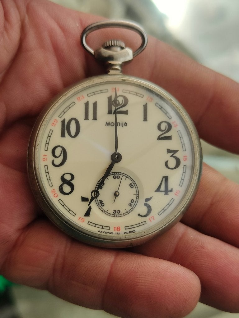 Molnija - USSR Russische heren zakhorloge 1980 Beren, Ophalen of Verzenden