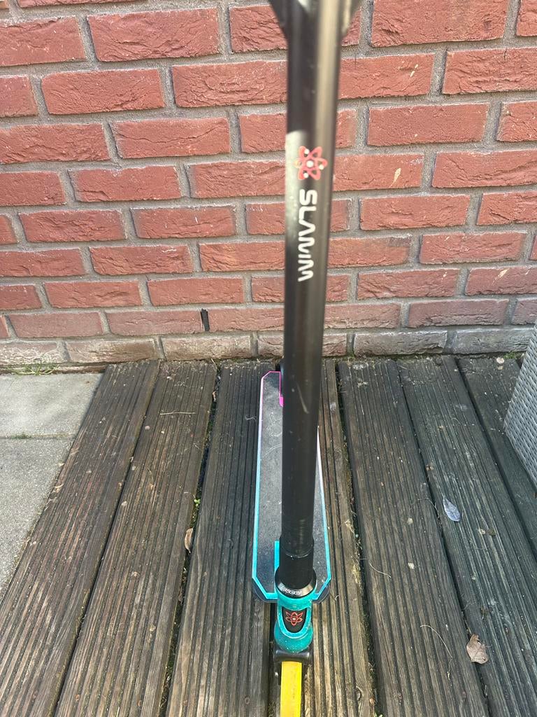 Slamm stuntstep met custom wielen, Fietsen en Brommers, Steps, Ophalen, Gebruikt, Overige typen