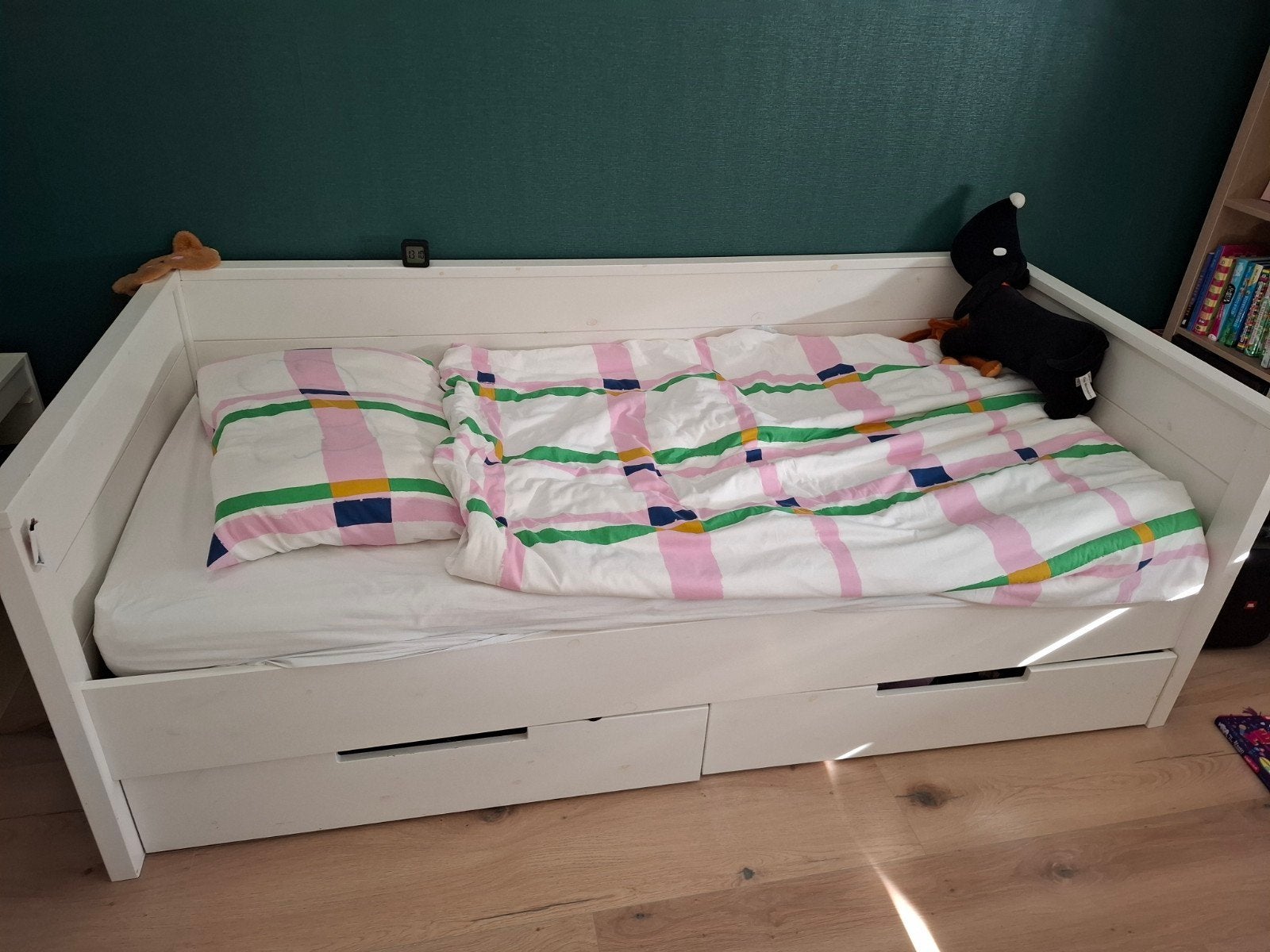 Woood Jade 1 persoons bed 80x200, Ophalen, Gebruikt, 180 cm of meer, 85 tot 100 cm
