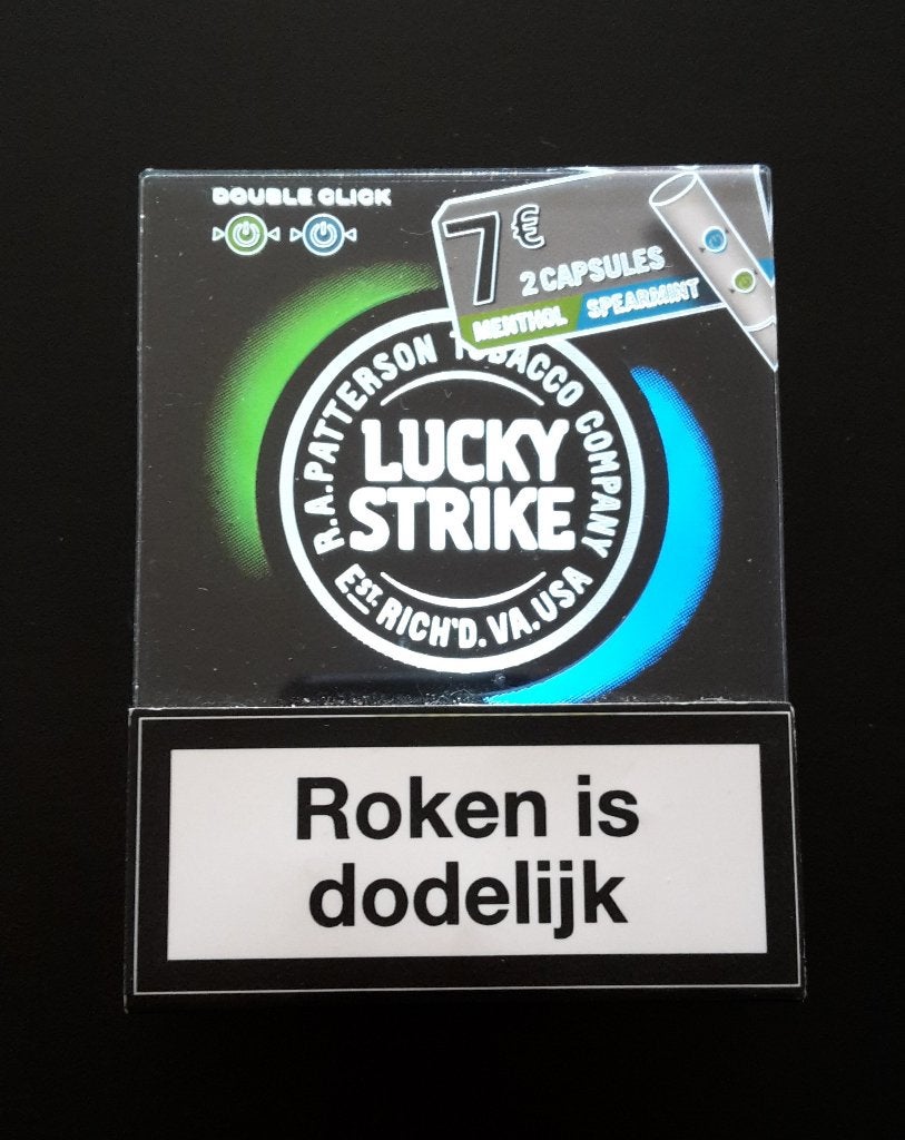 Reclame Pakje Lucky Strike met knipperende verlichting - 01, Ophalen of Verzenden, Zo goed als nieuw, Overige typen