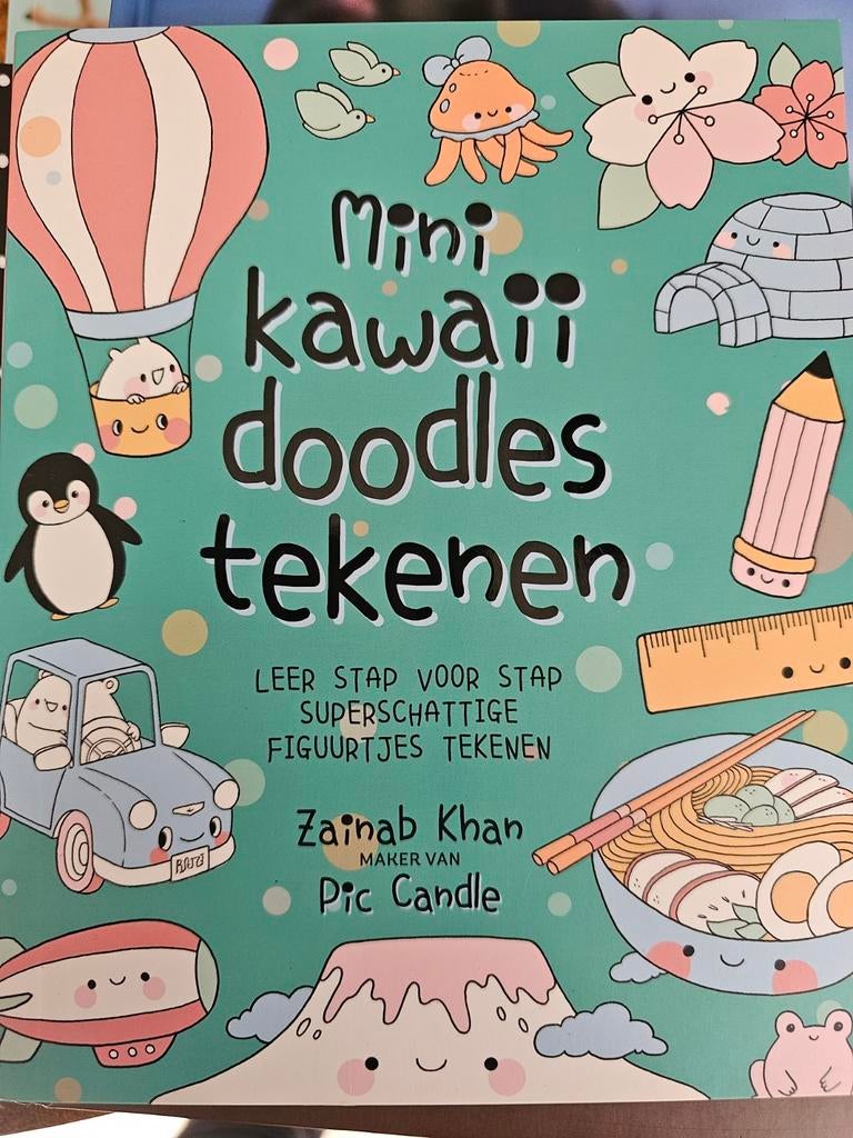 Mini Kawaii Doodles Tekenen - Leer Superschattige Figuurtjes, Ophalen of Verzenden, Nieuw, Boek of Gids