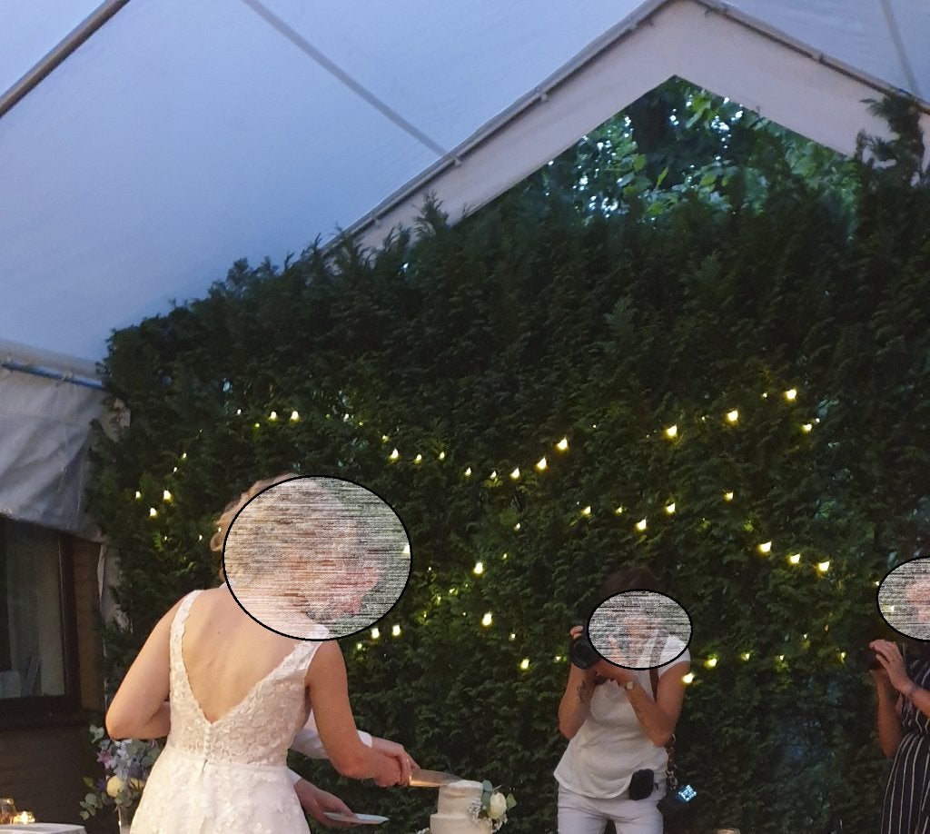 Partytent met grondframe en zijwanden - Zo goed als nieuw, Tuin en Terras, Ophalen, Zo goed als nieuw