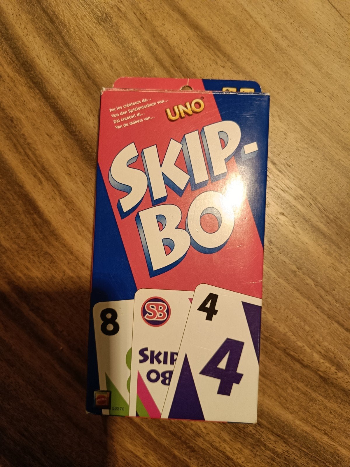 Skip-Bo kaartspel van de makers van UNO, Hobby en Vrije tijd, Een of twee spelers, Ophalen of Verzenden, Gebruikt, Mattel