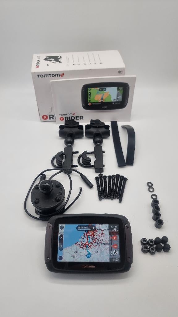 TomTom Rider 500 Motor Navigatie | Extra Mounts & Bekabeling, Motoren, Accessoires | Navigatiesystemen, Ophalen of Verzenden, Zo goed als nieuw