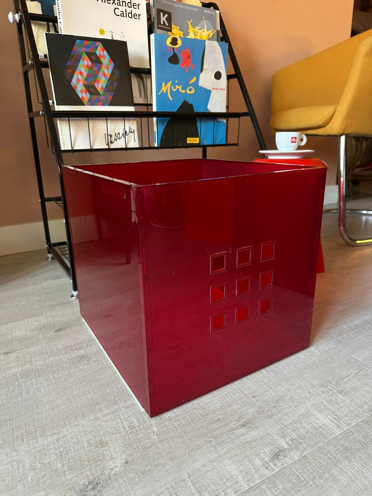 IKEA lekman bak rood voor kallax vakkenkast of expedit kast, Ophalen of Verzenden
