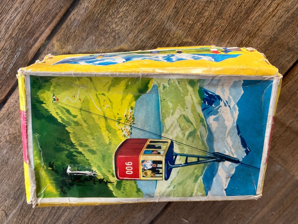 Vintage Lehmann Rigi 900 kabelbaan speelgoed set., Ophalen of Verzenden