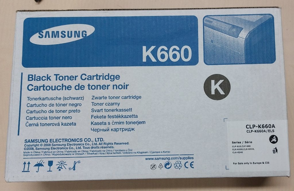 Samsung CLP-K660A , M660A, Y660A 3x Nieuwe originele toner, Computers en Software, Printerbenodigdheden, Ophalen of Verzenden