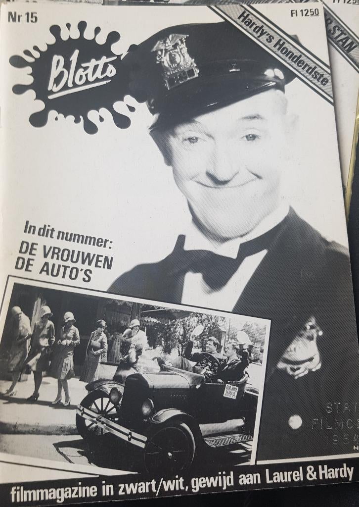 Laurel en Hardy - Blotto magazine nr 15, Ophalen of Verzenden, Gebruikt, Overige typen