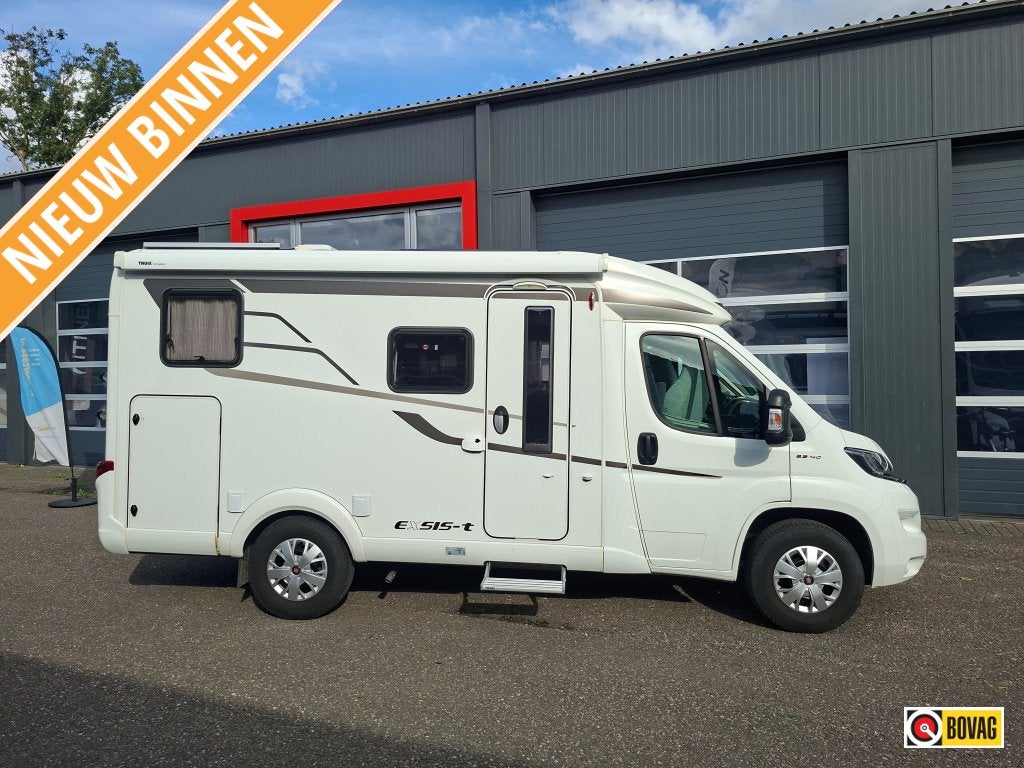 Hymer Exsis-T 374 6m. enkele bedden compact, Caravans en Kamperen, Campers, Standaard zit, Ringverwarming, Fiat, Tot en met 2