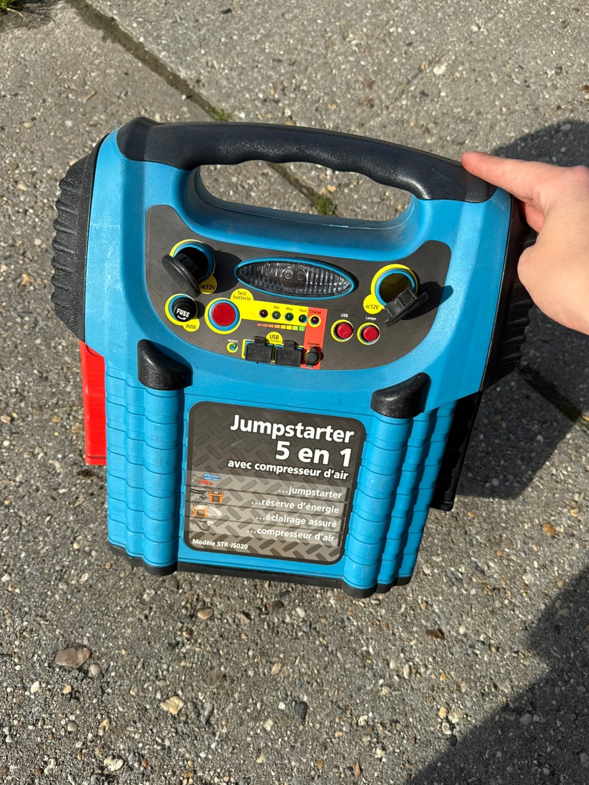 Jumpstarter, Ophalen, Gebruikt