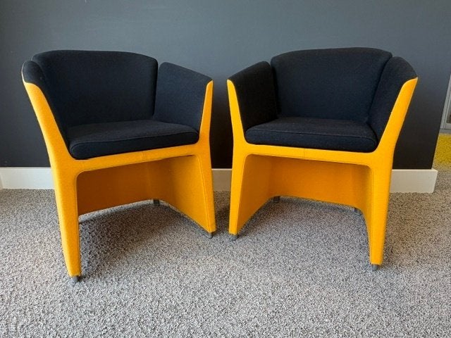 SET Design - Montis Lotus 2x Fauteuil / stoel , 6 sets, Huis en Inrichting, Fauteuils, Ophalen of Verzenden, Zo goed als nieuw