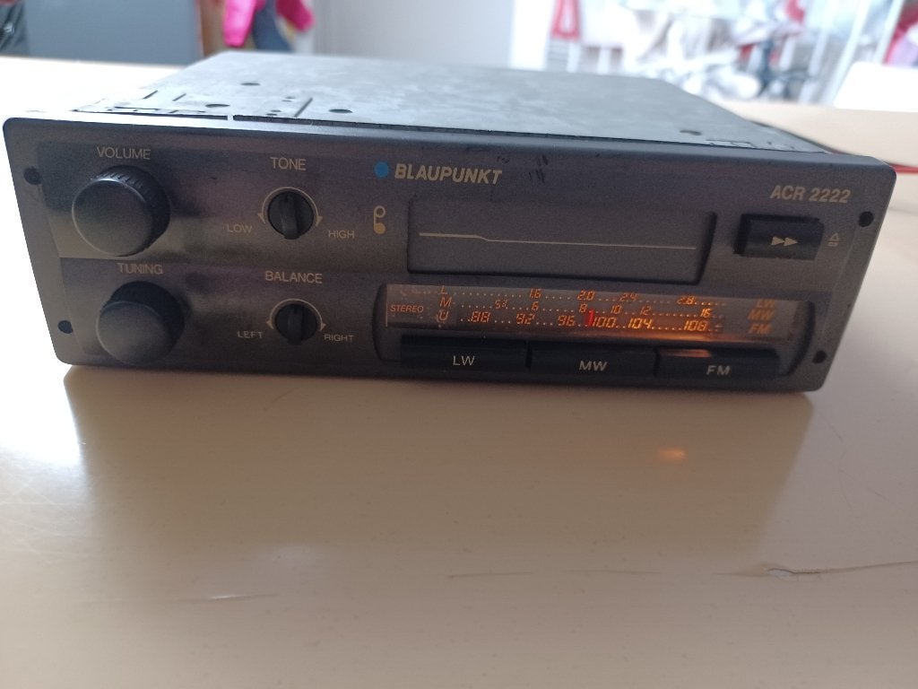 blaupunkt acr-2222 , autoradio / cassette speler , oldtimer, Ophalen, Gebruikt