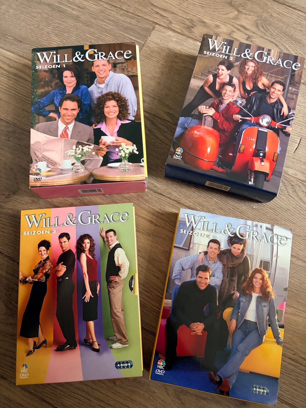 Will & Grace DVD Boxset Seizoenen 1, 2, 3 en 4, Cd's en Dvd's, Dvd's | Tv en Series, Alle leeftijden, Ophalen of Verzenden, Gebruikt