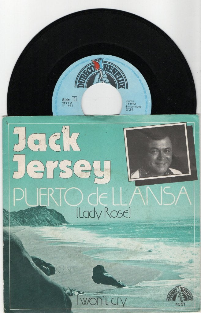 Jack Jersey – Puerto De Llansa (Lady Rose), Cd's en Dvd's, Ophalen of Verzenden, Gebruikt, 7 inch, Pop