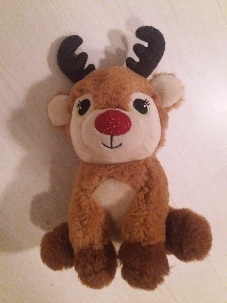 (kerst-) knuffel (nieuw) rudolf the reindeer ca 25 cm, Overige merken, Overige karakters, Overige typen, Nieuw