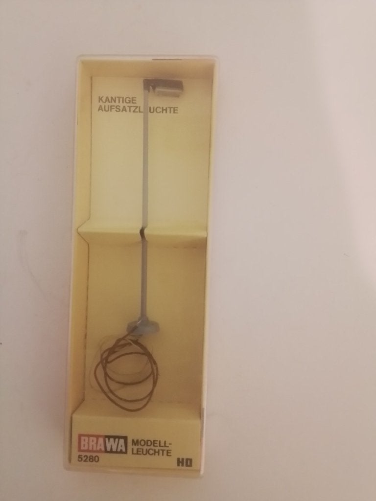 Brawa Spur HO Aufsatzleuchte, Art. 5280 NEU, Overige merken, Gelijkstroom, Overige typen, Nieuw