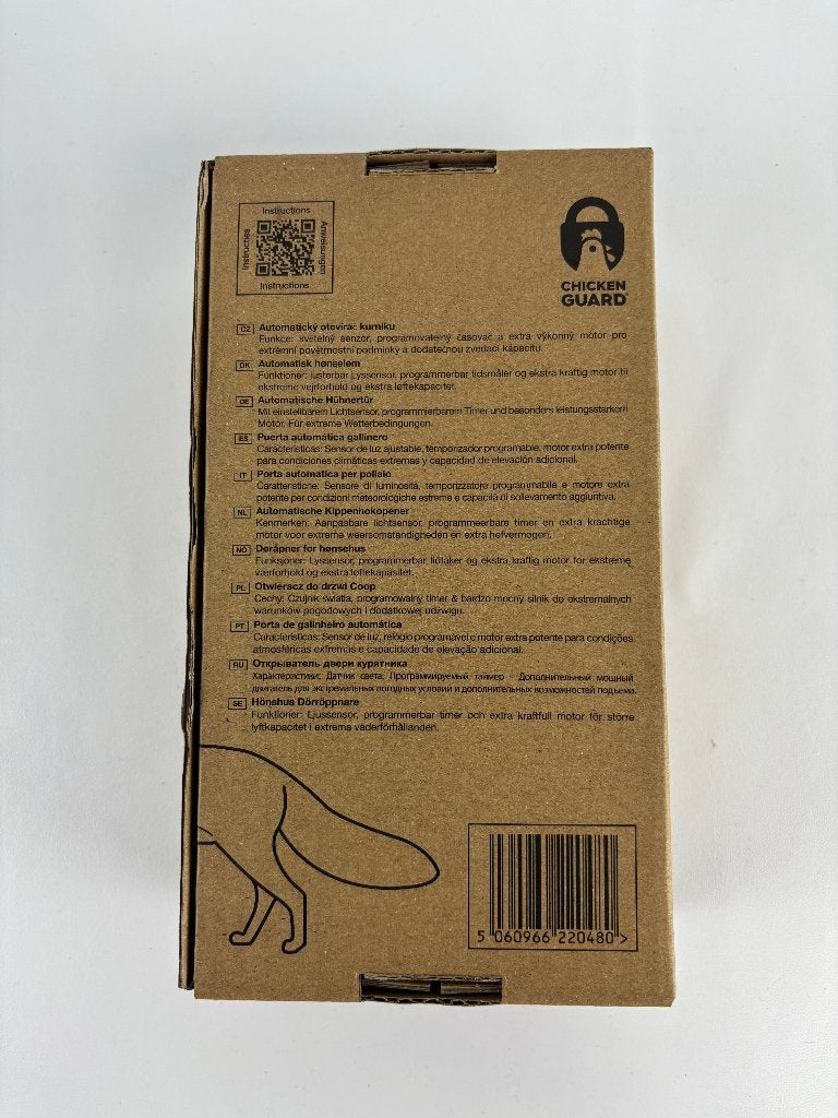 ChickenGuard PRO – Automatische kippenhokopener – Grade A, Dieren en Toebehoren, Doodlehouses S.L. (ChickenGuard), Nieuw, Ophalen of Verzenden