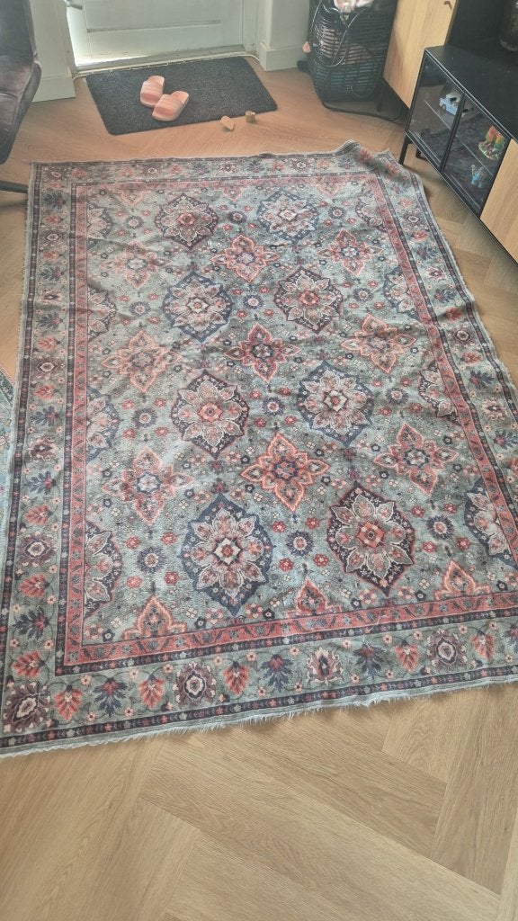 Vloerkleed, Ophalen, Gebruikt, 150 tot 200 cm, Groen