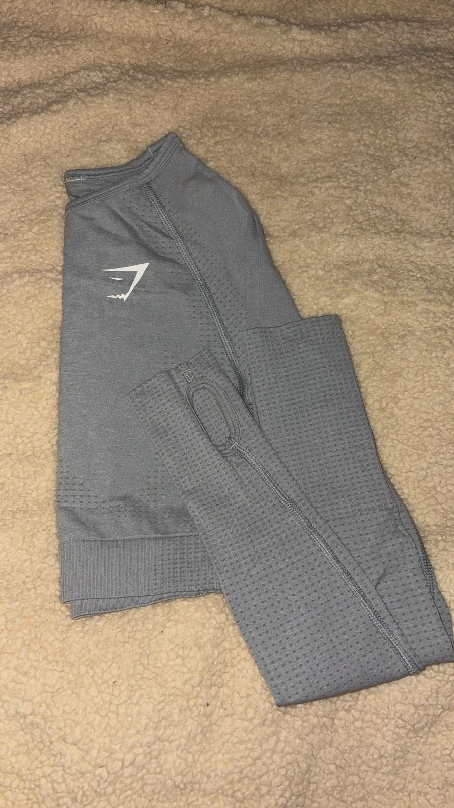 Gymshark Adapt Seamless Crop Top - Grijs, Ophalen of Verzenden, Maat 36 (S), Grijs, Fitness of Aerobics