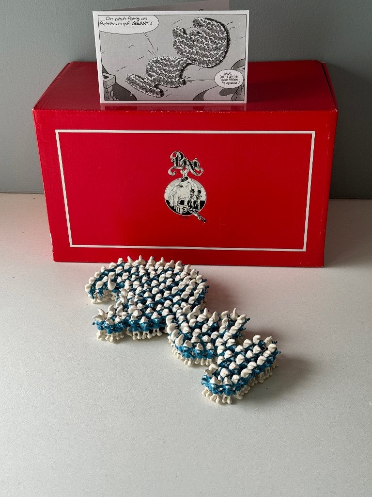 De smurf in de smurfen - pixi - Peyo, Ophalen of Verzenden, Kuifje, Zo goed als nieuw, Beeldje of Figuurtje