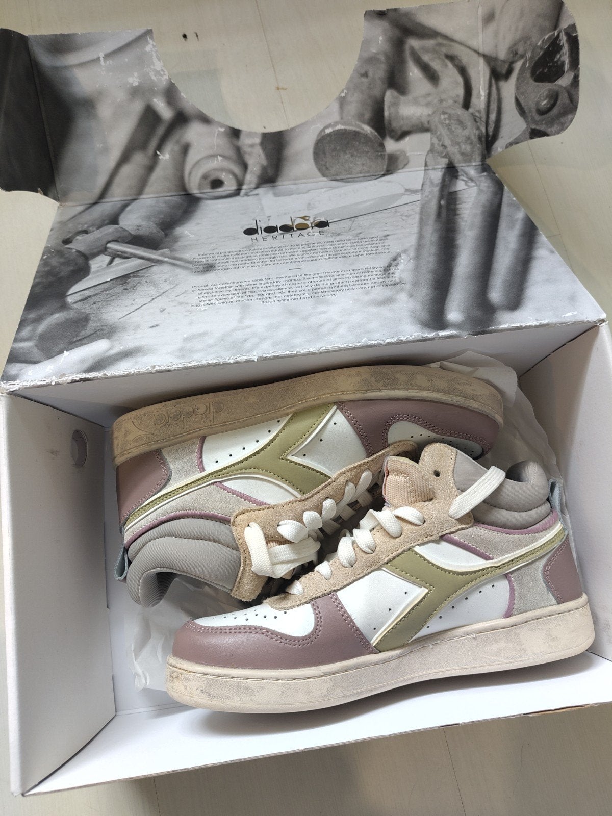 Diadora Heritage Sneakers Maat 38, Kleding | Dames, Schoenen, Diadora, Beige, Ophalen of Verzenden, Sneakers of Gympen