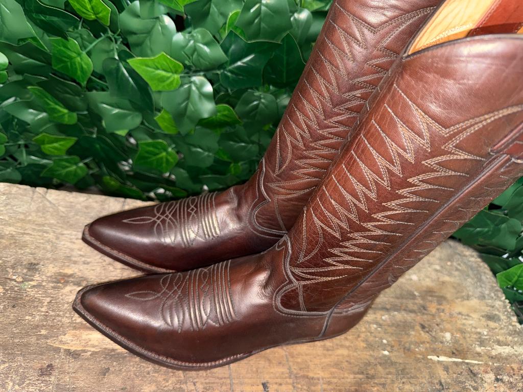 prachtige volledig leren vintage laarzen Sendra maat 42, Sendra, Bruin, Boots, Nieuw