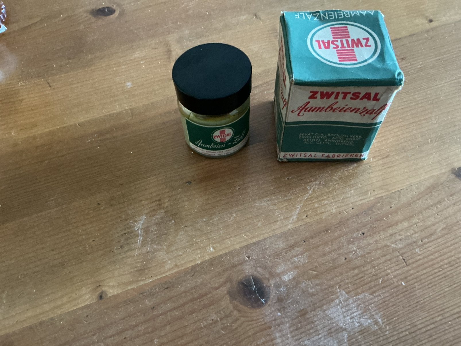 Zwitsal aanbeienzalf, Ophalen of Verzenden, Verpakking