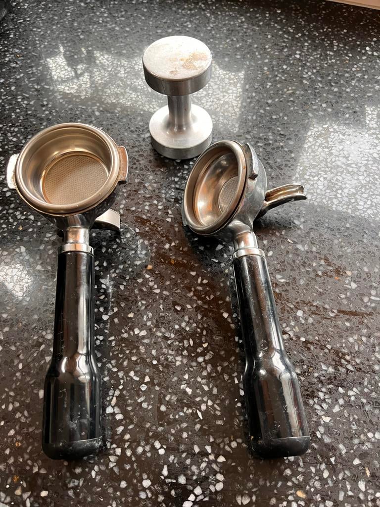 Isomac Portafilter voor 1 en 2 kopjes espresso, Witgoed en Apparatuur, Ophalen, Gebruikt, Overige modellen, Gemalen koffie