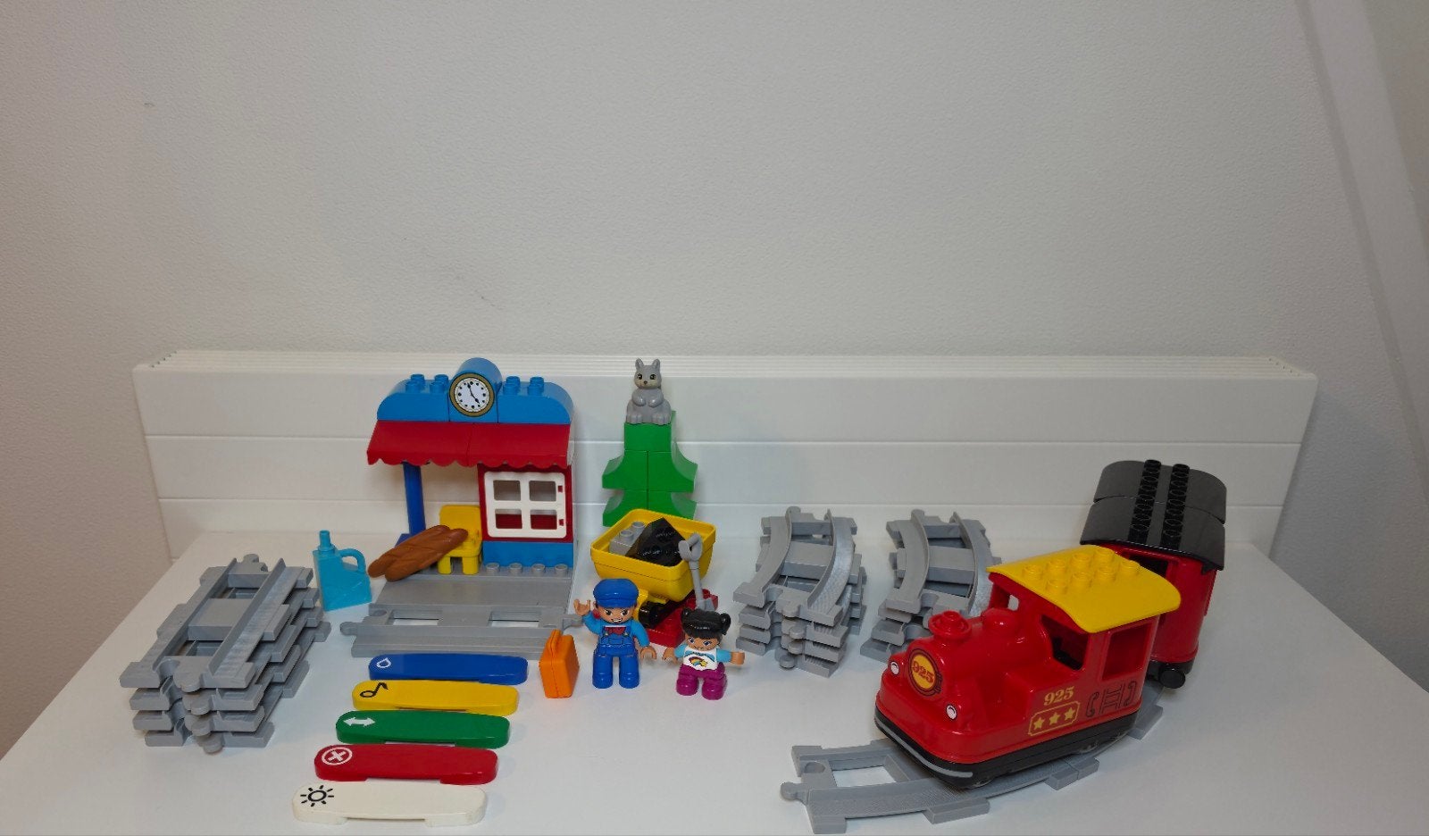 LEGO Duplo Elektrische stoomtrein - Set 10874 - Compleet, Compleet, Gebruikt, Overige thema's, Ophalen of Verzenden