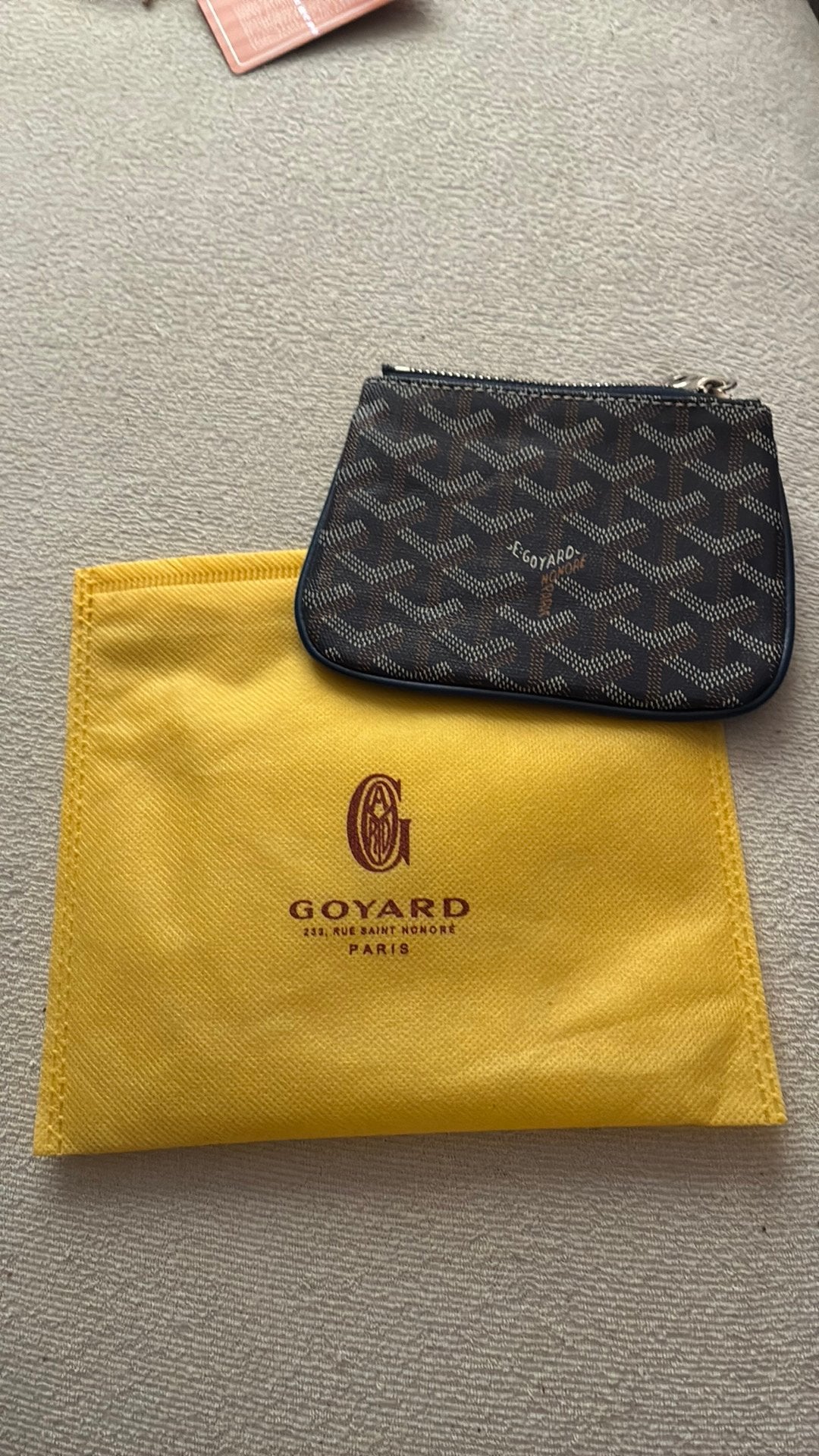 Goyard portemonnee, Sieraden, Tassen en Uiterlijk, Portemonnees, Ophalen of Verzenden, Zo goed als nieuw, Blauw, Overige merken
