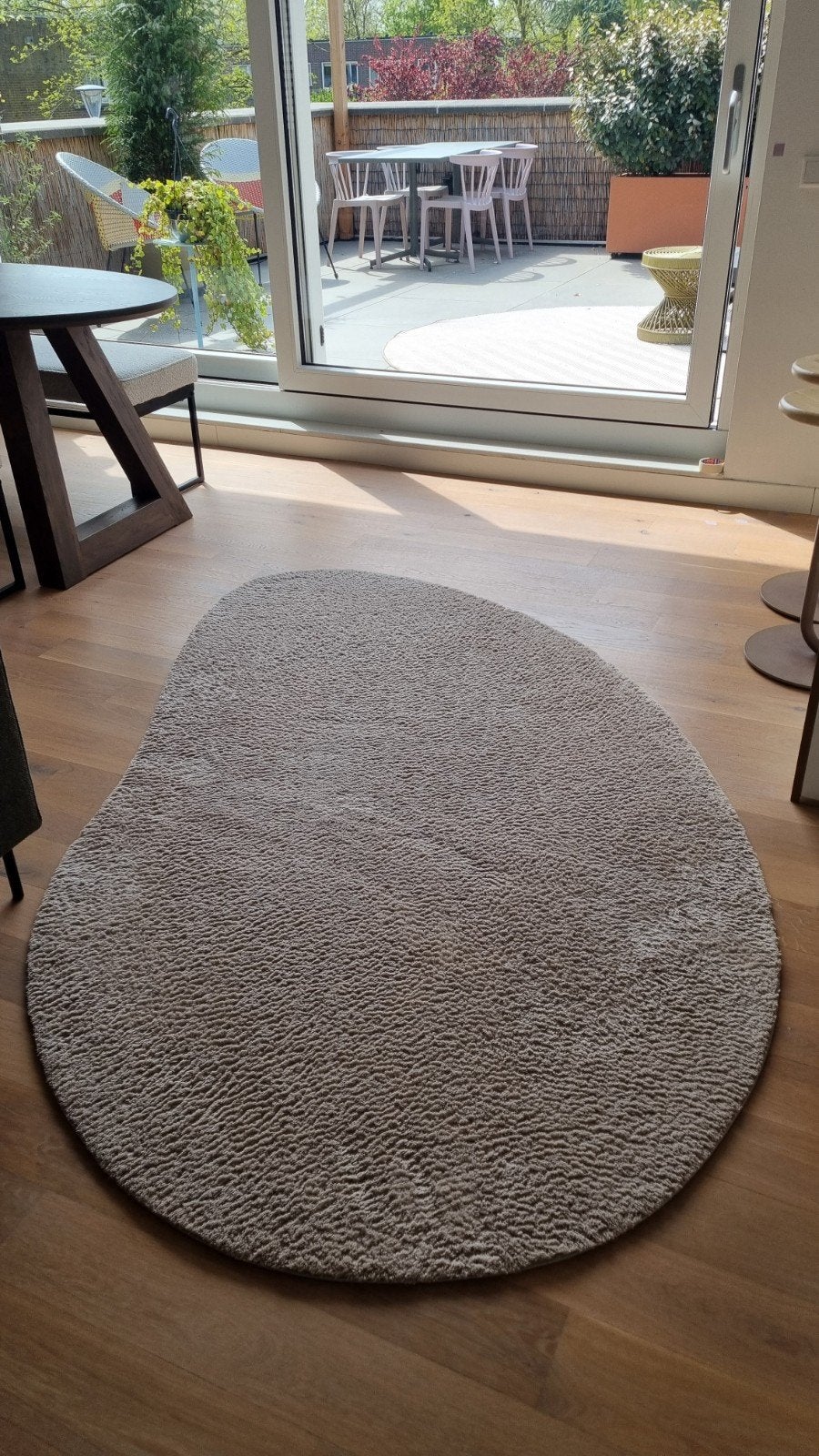 Walace Vloerkleed Kwantum - Zandkleurig, Organische Vorm, Huis en Inrichting, Stoffering | Tapijten en Kleden, Ophalen, 100 tot 150 cm