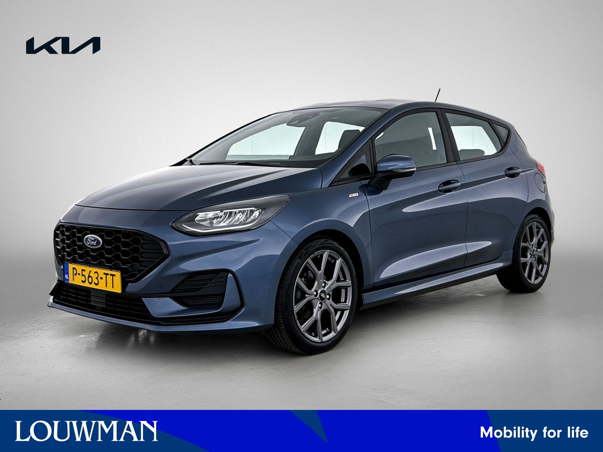 Ford Fiesta 1.0 EcoBoost Hybrid ST-Line | 125 PK! | Climate, Voorwielaandrijving, 12 maanden, Gebruikt, Blauw