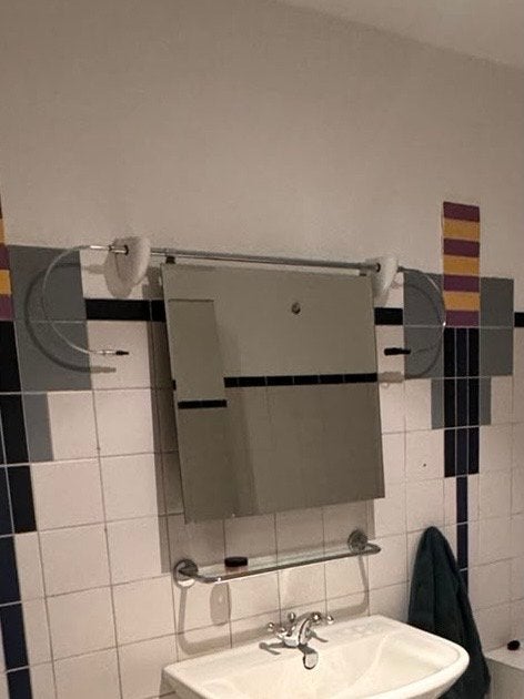 SFINXS Badkamerspiegel met lampjes  - Zo goed als nieuw, 100 tot 150 cm, Ophalen of Verzenden, Zo goed als nieuw, 75 tot 100 cm