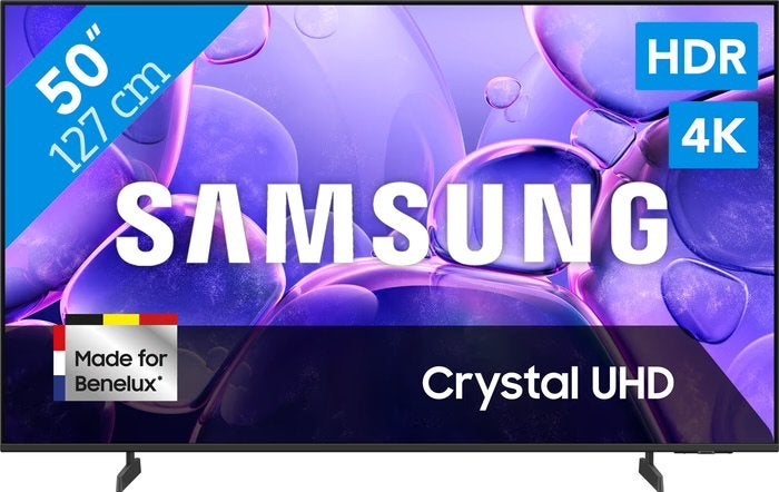 Samsung Crystal 4K UHD Smart Televisie (2025) 50inch, Ophalen, LED, 50 Hz, Nieuw