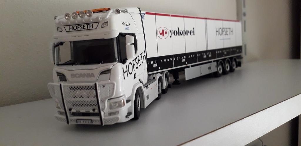 WSI Scania Next Gen HOFSETH, Ophalen of Verzenden, Zo goed als nieuw, Bus of Vrachtwagen, Wsi