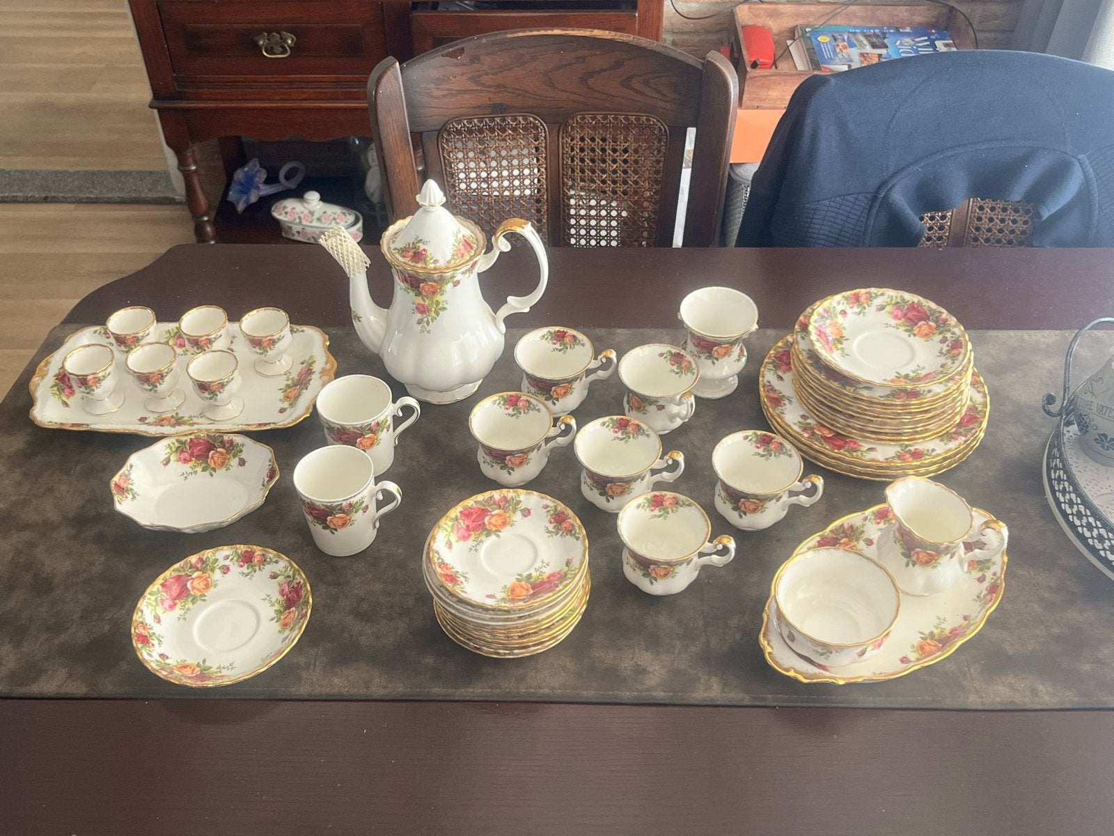 Royal Albert Old Country Roses (46)Servies - Uitgebreide Set, Ophalen of Verzenden