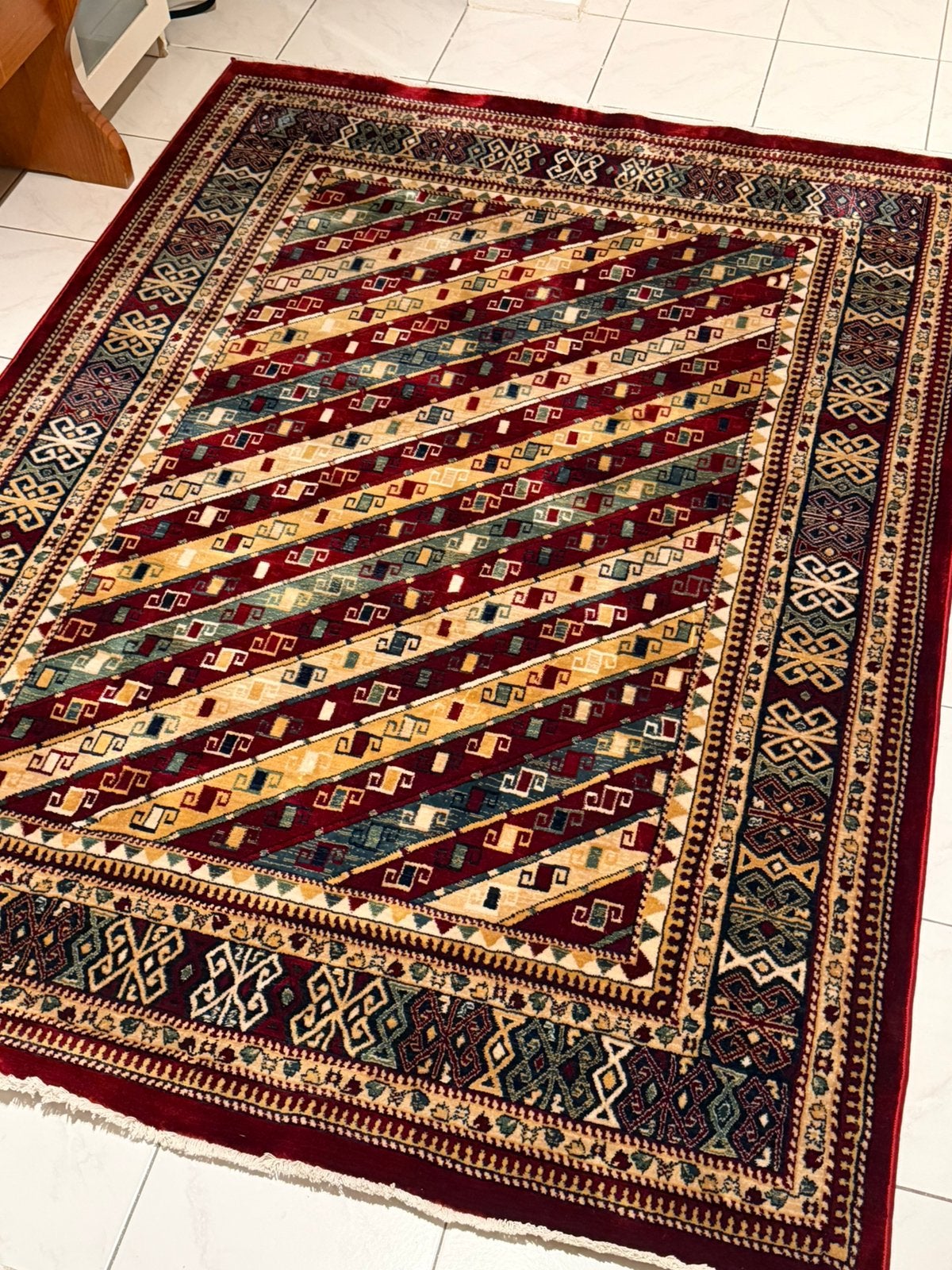 Perzische Tapijt, Ophalen, 100 tot 150 cm, Rechthoekig, Geel