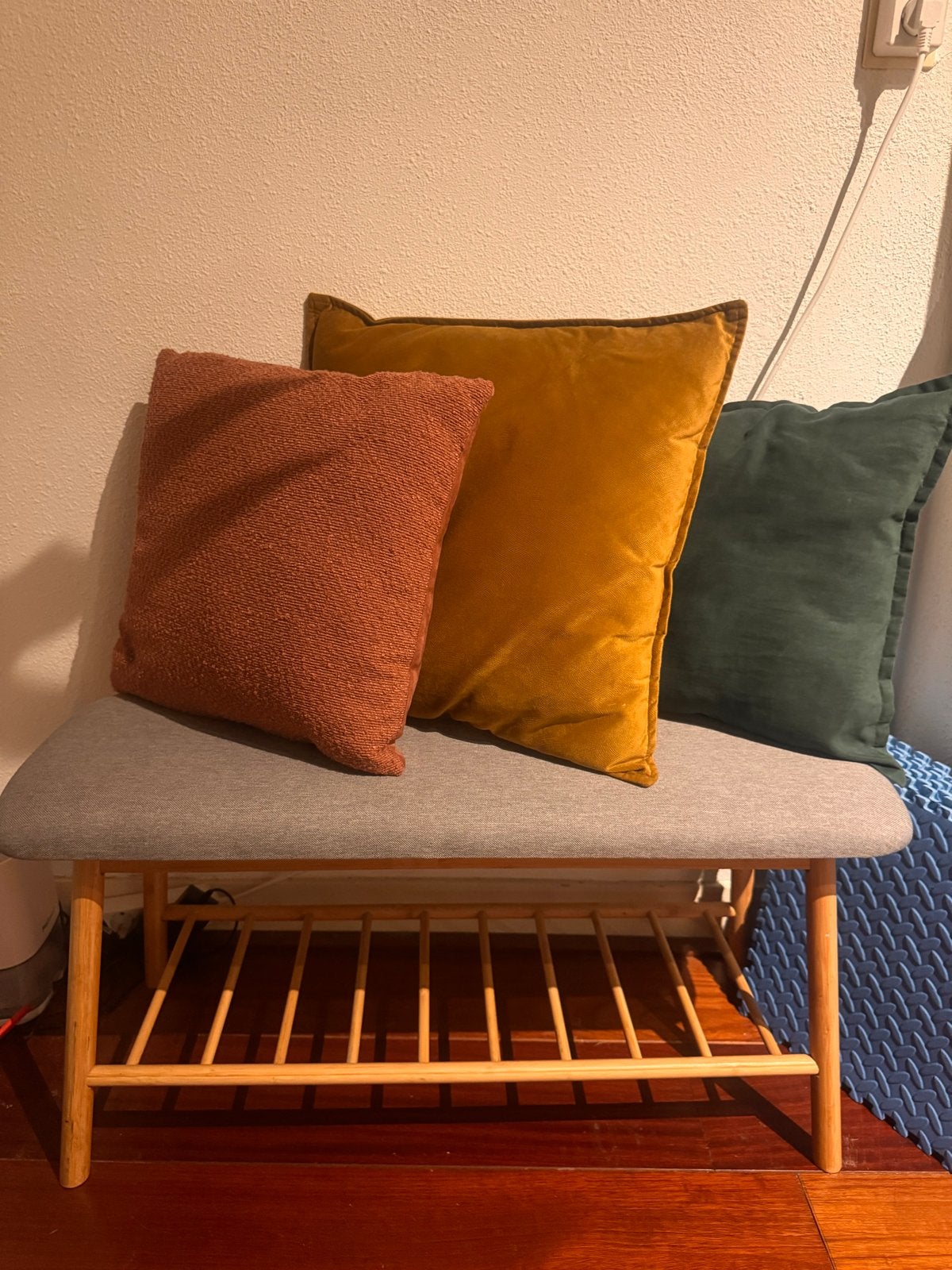 Bamboo Shoe Bench, Huis en Inrichting, Zitzakken, Ophalen, Gebruikt, Meerkleurig, Zitzak