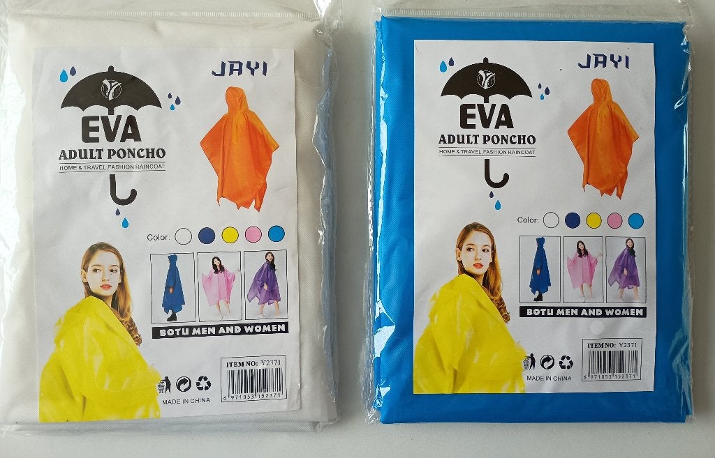 Stevige regen poncho's, Ophalen of Verzenden, Nieuw, Regenponcho